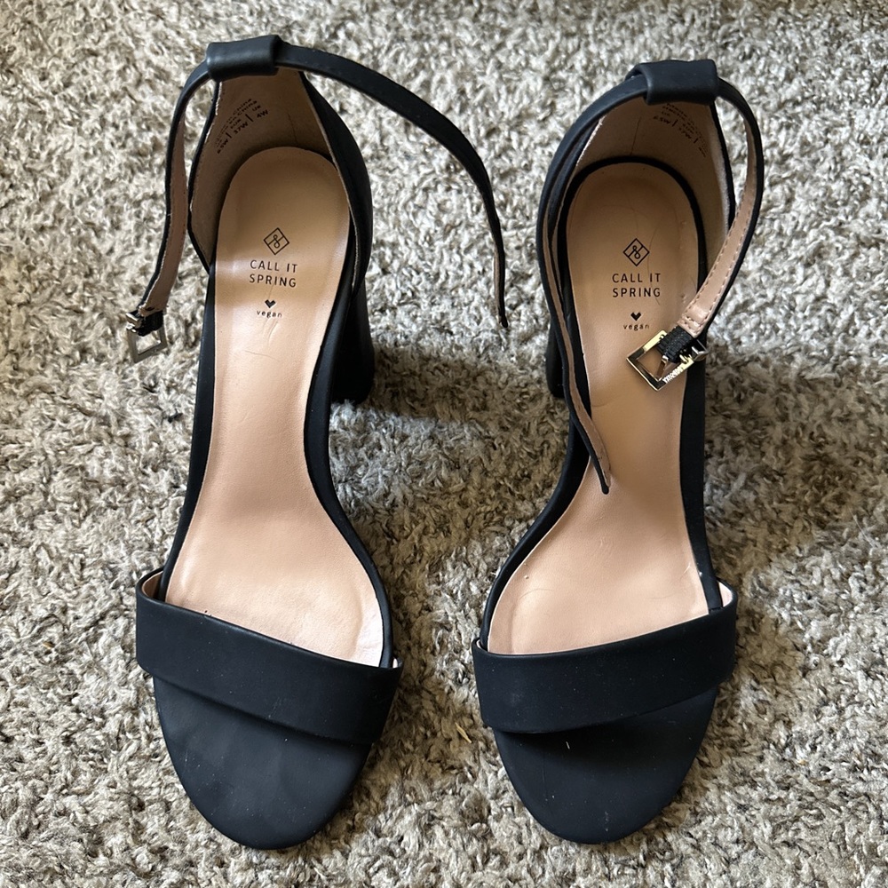 Call It Spring ankle strap heels sz 6.5